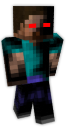 herobrine the dark knight Minecraft Skin