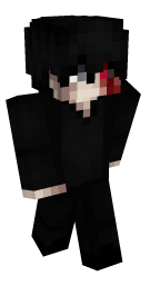 Black Hair Ghoul Minecraft Skin - Laby