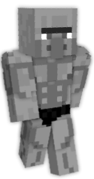 The Giga chad Golem Minecraft Mob Skin