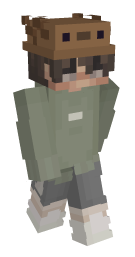 Axolotl Hat Boy Minecraft Skin - Laby