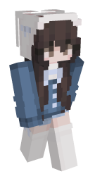 Hoodie Blue Minecraft Skin - Laby