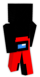 sus among us red Minecraft Skin