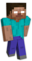 Virus Herobrine, Minecraft Skin