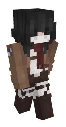 Attack On Titan Black Hair Minecraft Skin - Laby