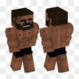 Gigachad Muscles Minecraft Skin | laby.net
