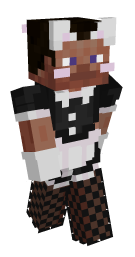 Fishnet Maid Minecraft Skin - Laby