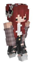 Girl Redhead Minecraft Skin - Laby