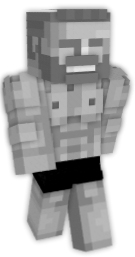 The Giga chad Golem Minecraft Mob Skin