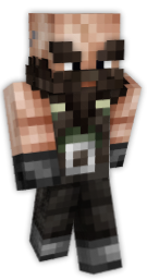 Beard Guy Minecraft Skin, HD Png Download , Transparent Png Image - PNGitem