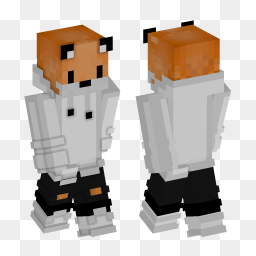 Fox Hoodie Minecraft Skin | laby.net
