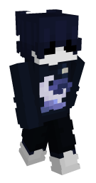 Boy Blue Hair Minecraft Skin - Laby