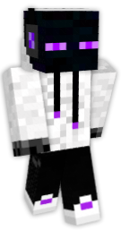 Enderman Hoodie Girl Minecraft Skin