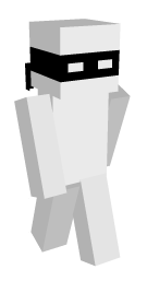 White And Black Minecraft Skin - Laby