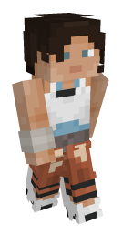 Chell Human Minecraft Skin | laby.net