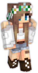 minecraft skin girl brown hair