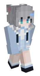 Blue Girl Minecraft Skin - Laby