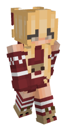 Red Pretty Minecraft Skin - Laby