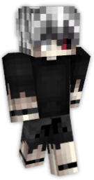 Tokyo Ghoul-Ken Kaneki (Ep.12) Minecraft Skin