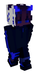 Devil Blue Minecraft Skin - Laby