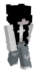 Black Hair Minecraft Skin | laby.net