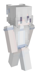 Girl White Minecraft Skin - Laby
