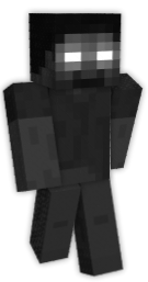 black herobrine Minecraft Skin