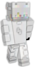 My friend made a Glitch skin from roco on Minecraft skin dex : r