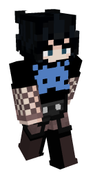 Fishnet Space Invaders Minecraft Skin | laby.net