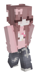 Pink Girl Minecraft Skin - Laby