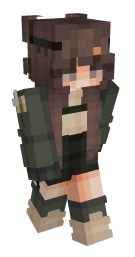 Girl Brown Hair Minecraft Skin | laby.net