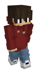 Red Hoodie Minecraft Skin - Laby