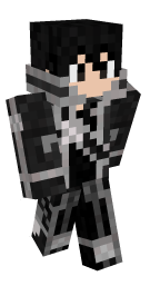 Classic Black Hair Minecraft Skin - Laby