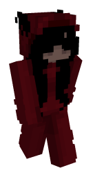 Black Hair Devil Minecraft Skin - Laby