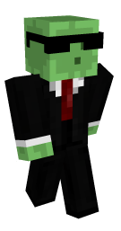 Glasses Slime Minecraft Skin - Laby