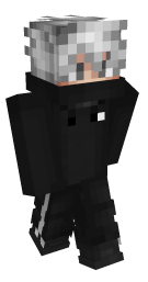 White Hair Boy Minecraft Skin - Laby