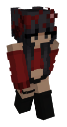 Red Girl Minecraft Skin - Laby