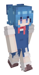 Blue Hair Minecraft Skin - Laby