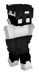 Black And White Minecraft Skin | laby.net