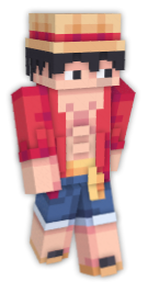 Luffy(se der 10 dowmloads sai o rebaixado galera) Minecraft Skin