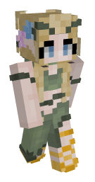 Blonde Flowers Minecraft Skin - Laby