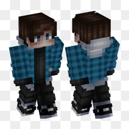 Brown Hair Blue Eyes Minecraft Skin | laby.net