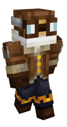 Brown Aviator Minecraft Skin - Laby