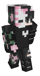 Half Flower Minecraft Skin | laby.net