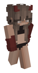 Devil Girl Shaded Minecraft Skin - Laby