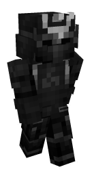 Grey Black Minecraft Skin - Laby