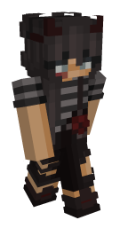 Devil Girl Trendy Girl Minecraft Skin - Laby