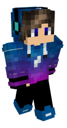 Faded Blue Minecraft Skin - Laby