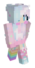 Pink Rainbow Minecraft Skin - Laby