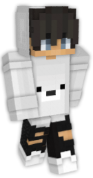 Calça preta e vermelha Minecraft Skins