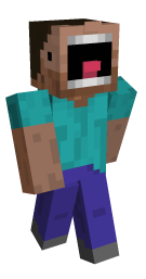 Steve Crazy Minecraft Skin - Laby